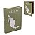 CAIXA LIVRO MEXICO DECORATIVA EM MDF PRATA E VERDE 36CM - Imagem 1