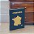 CAIXA LIVRO FRANCE DECORATIVA EM MDF  AZUL E DOURADO 36CM - Imagem 4