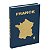 CAIXA LIVRO FRANCE DECORATIVA EM MDF  AZUL E DOURADO 36CM - Imagem 2