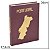 CAIXA LIVRO PORTUGAL DECORATIVA EM MDF DOURADO E VINHO 36CM - Imagem 4
