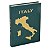 CAIXA LIVRO ITALY DECORATIVA EM MDF DOURADO E VERDE 36CM - Imagem 2