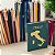 CAIXA LIVRO ITALY DECORATIVA EM MDF DOURADO E VERDE 36CM - Imagem 3