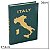 CAIXA LIVRO ITALY DECORATIVA EM MDF DOURADO E VERDE 36CM - Imagem 4