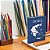 CAIXA LIVRO GREECE DECORATIVA EM MDF AZUL E BRANCA 36CM - Imagem 3