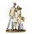 ESCULTURA FAMILIA DECORATIVA COM MENINA E 2 FILHOS - Imagem 1