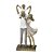 ESCULTURA FAMILIA DECORATIVA COM MENINO EM RESINA - Imagem 1