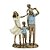 ESCULTURA FAMILIA DECORATIVA COM CASAL DE FILHOS COLOR - Imagem 1