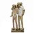 ESCULTURA FAMILIA DECORATIVA COM CASAL DE FILHOS EM RESINA - Imagem 1
