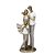 ESCULTURA FAMILIA DECORATIVA COM MENINO EM RESINA - Imagem 1