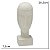 ESCULTURA FACE DECORATIVA EM RESINA NA COR AREIA 20,5CM - Imagem 3