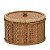 CAIXA EM FIBRA NATURAL RATTAN MART 20,5cm - Imagem 1