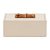 CAIXA EM MDF COM REVESTIMENTO EM PU BEGE MART 18cm - Imagem 1