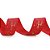 FITA TRABALHADA VERMELHO E BRANCO MERRY CHRISTMAS  2,5CM - Imagem 1