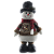 BONECO DE NEVE NATAL EM PE COLORIDO 30CM FLORARTE - Imagem 1