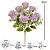 BUQUE DE ROSAS MICROP 15 BOTOES ROSA OUTONO 43CM FLORARTE - Imagem 3