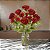 BUQUE ROSAS MICROP 15 BOTOES VERMELHO OUTONO 43CM FLORARTE - Imagem 2