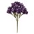 BUQUE ASTROMELIA CETIM 15 BOTOES PURPURA OUTONO 34CM - Imagem 1