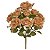 BUQUE DE ROSA DIANA 9 BOTOES CHA OUTONO 40CM FLORARTE - Imagem 3