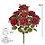 BUQUE ROSA DIANA 9 BOTOES MARSALA OUTONO 40CM FLORARTE - Imagem 3