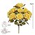 BUQUE ROSA DIANA 9 BOTOES AMARELO OUTONO CLARO 40CM - Imagem 3