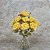 BUQUE ROSA DIANA 9 BOTOES AMARELO OUTONO CLARO 40CM - Imagem 2