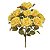BUQUE ROSA DIANA 9 BOTOES AMARELO OUTONO CLARO 40CM - Imagem 1