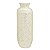 VASO DECORATIVO EM BAMBU CREME E MADREPEROLA 63,5CM - Imagem 1