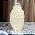 VASO DECORATIVO EM BAMBU CREME E MADREPEROLA  34CM - Imagem 2
