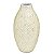 VASO DECORATIVO EM BAMBU CREME E MADREPEROLA  34CM - Imagem 1