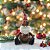 BONECO DECORATIVO PAPAI NOEL SENTADO COLORIDO 21CM - Imagem 2