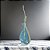 ESCULTURA BARCO DECORATIVO MADEIRA AZUL 15X11CM FLORARTE - Imagem 2