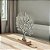 ESCULTURA ARVORE DA VIDA DECOR METAL PRATA FLORARTE 27CM - Imagem 2
