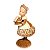 ESCULTURA MAMAE NOEL GINGERBREAD CONFEITEIRA EM RESINA 33CM - Imagem 1