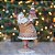 ESCULTURA PAPAI NOEL CONFEITEIRO GINGERBREAD EM RESINA 43cm - Imagem 2