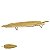 BANDEJA FOLHA DECORATIVA METAL DOURADO 91X26CM FLORARTE - Imagem 3