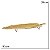 BANDEJA FOLHA DECORATIVA METAL DOURADO 91X26CM FLORARTE - Imagem 4