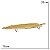 BANDEJA FOLHA DECORATIVA METAL DOURADO 75X21CM FLORARTE - Imagem 4