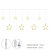 CORTINA 816 LED MEMORIZA FUNCAO 9 ESTRELAS MACHO FEMEA BIVOLT BRANCO QUENTE - Imagem 2