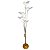 LUMNINARIA DECOR C/5 BORBOLETAS C/BASE BRANCO QUENTE 1,43M - Imagem 1