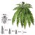 SAMAMBAIA TOQUE REAL DE PLASTICO X18 VERDE 78CM FLORARTE - Imagem 3