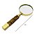 LUPA DE AUMENTO DECOR DE METAL DOUR C/CABO DE RESINA 20cm - Imagem 2