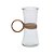 VASO EM VIDRO E FIBRA NATURAL 24,5CM - Imagem 1