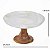 CENTRO DE MESA DECORATIVO EM ALABASTRO E MADEIRA 36CM - Imagem 3