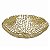 CENTRO DE MESA DECORATIVO EM ALUMINIO NA COR DOURADO 12CM - Imagem 1