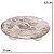 CENTRO DE MESA DECORATIVO EM MARMORE BEGE E MARROM 25CM - Imagem 3