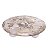 CENTRO DE MESA DECORATIVO EM MARMORE BEGE E MARROM 25CM - Imagem 1