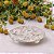 CENTRO DE MESA DECORATIVO EM MARMORE BEGE E MARROM 35CM - Imagem 2