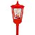 POSTE MUSICAL VERMELHO SANTA SNOW BIVOLT 135CM SOM E MOVIMENTO - Imagem 2