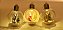 TRIO BOLA NATALINA ABERTA COM LED NOEL E RENAS 10cm - Imagem 2