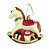 KIT 3 CAVALO BALANÇO ESCARLATE CANDY NATALINO - Imagem 1